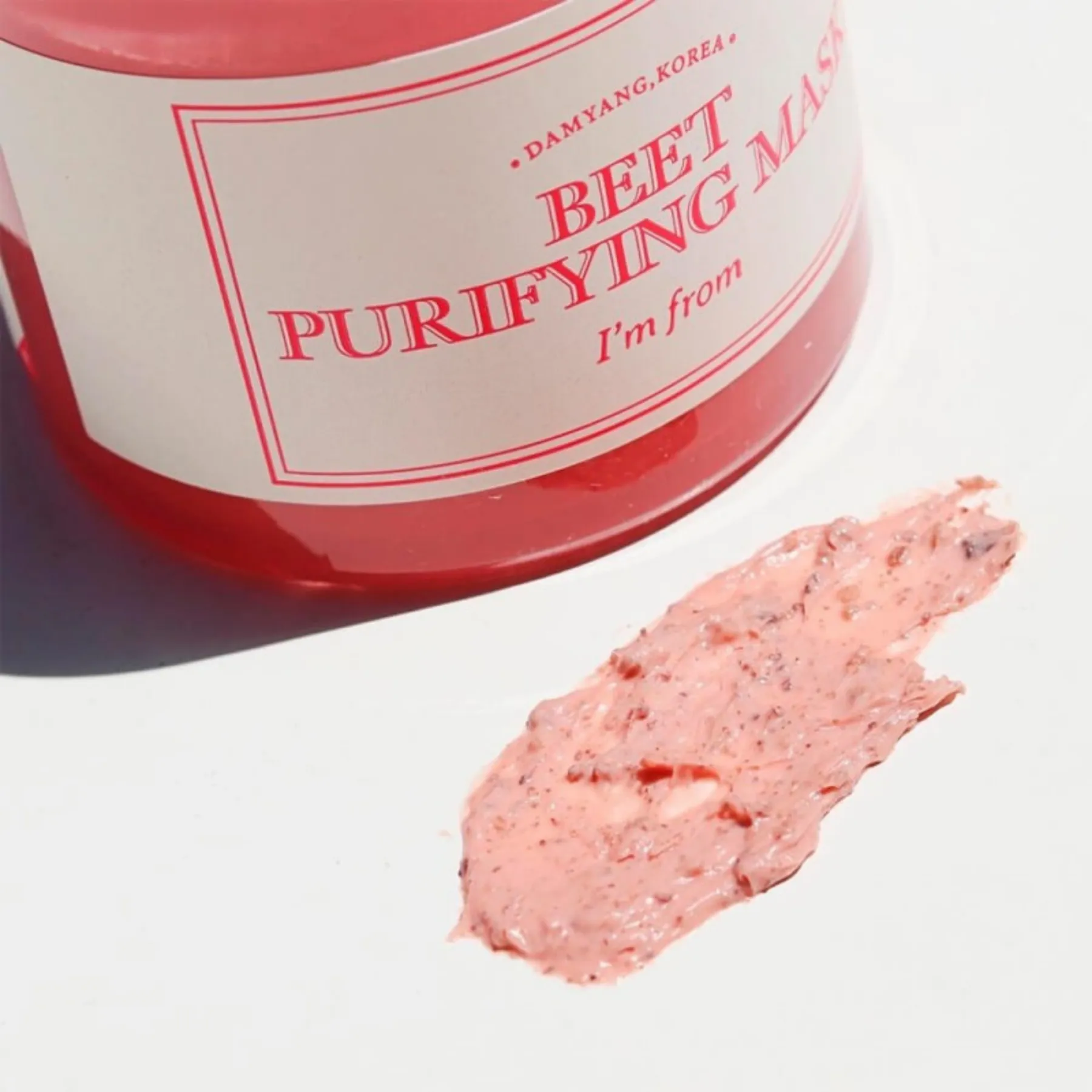 Глиняна маска для очищення пор із PHA-кислотою I`M FROM Beet Purifying Mask