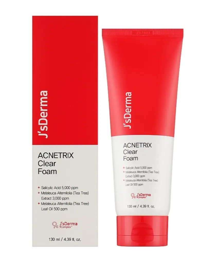 Пенка восстанавливающая для проблемной кожи JsDerma Acnetrix Clear Foam, 130 мл