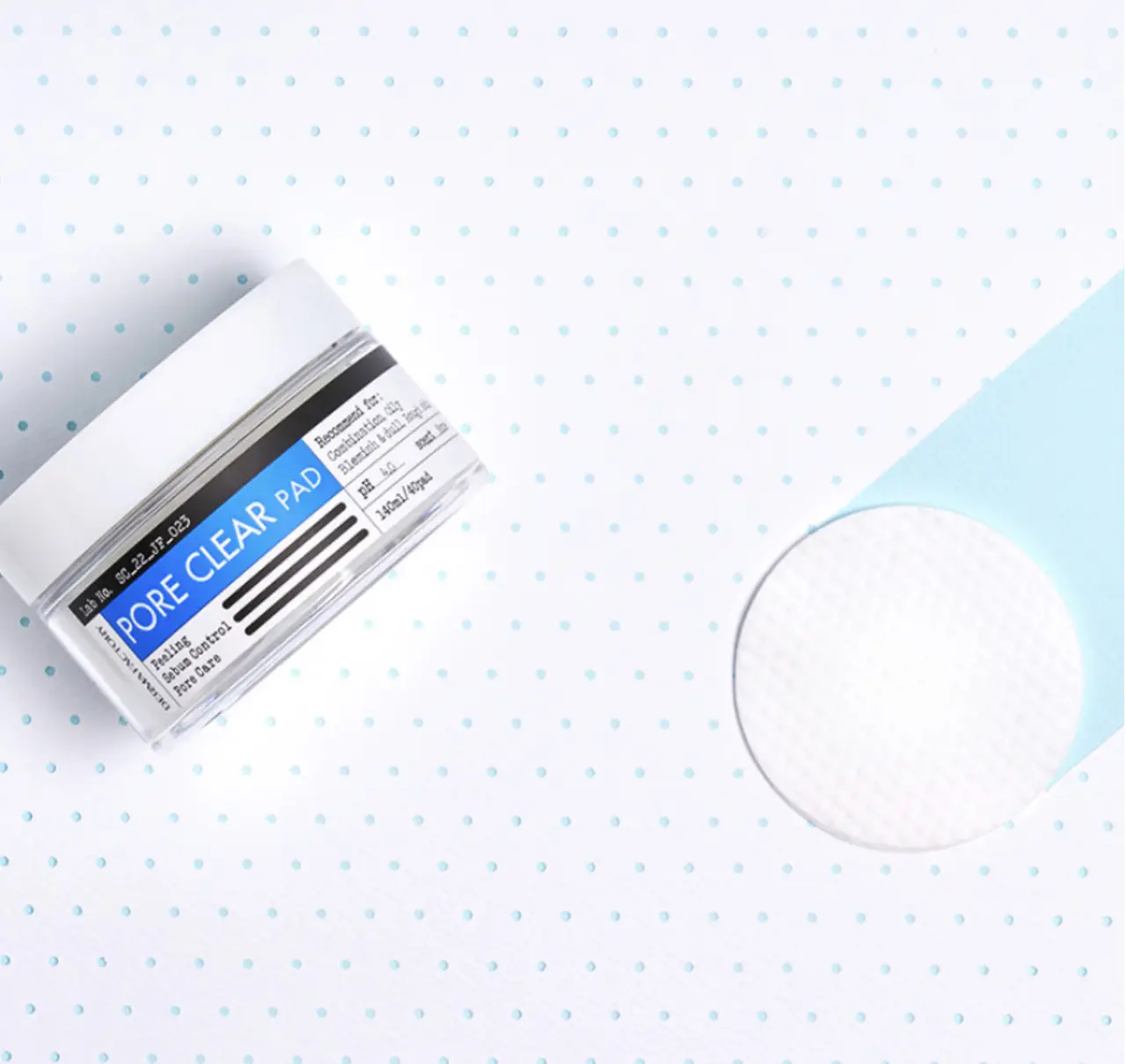 Очищуючі педи для обличчя Derma Factory Pore Clear Pad, 40 шт