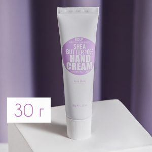 Глибоко зволожуючий крем для рук з ароматом білого мускусу Derma Factory She Butter 10% Hand Cream Pure Musk, 30 мл