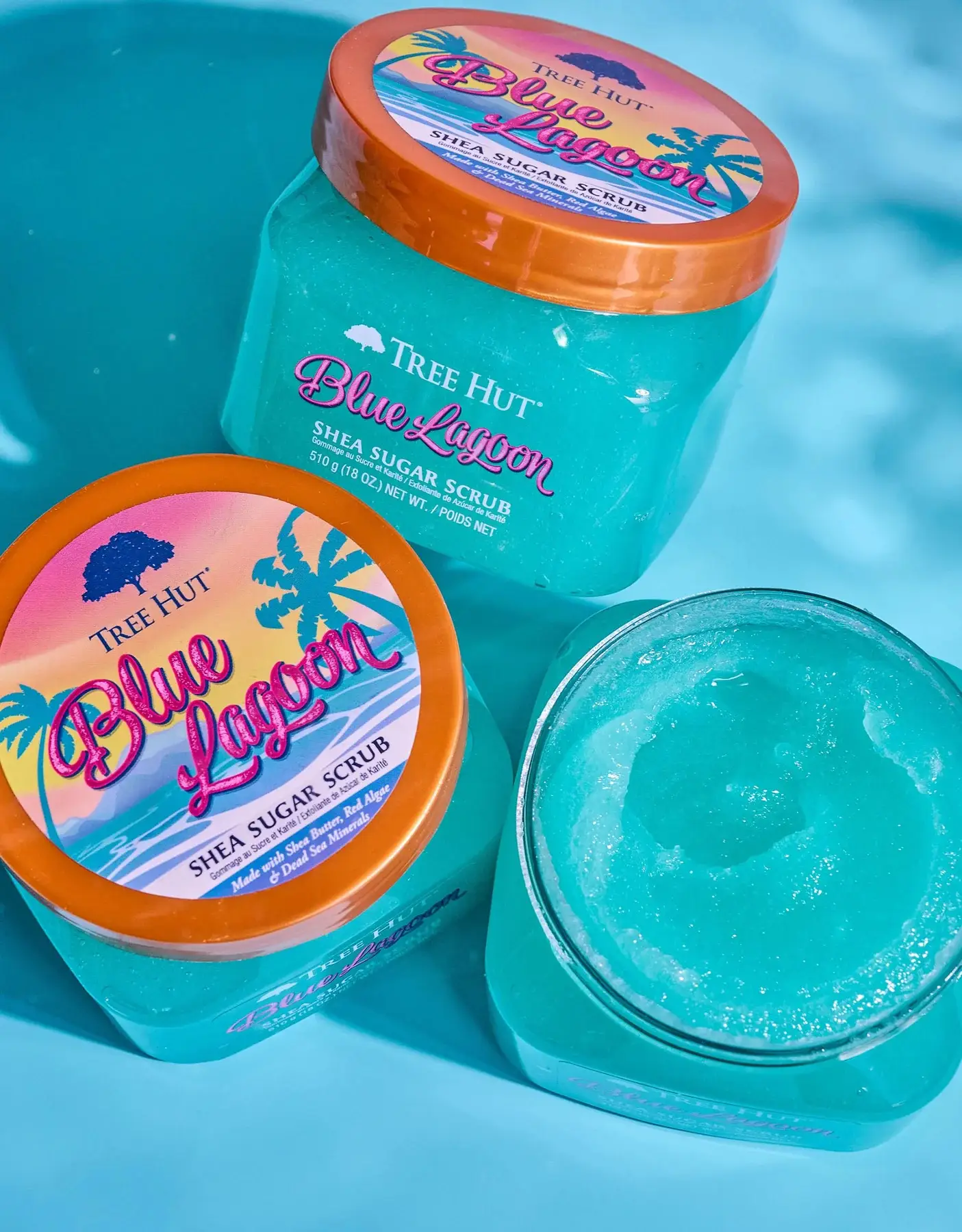 Скраб для тела Tree Hut Blue Lagoon Sugar Scrub, 510г