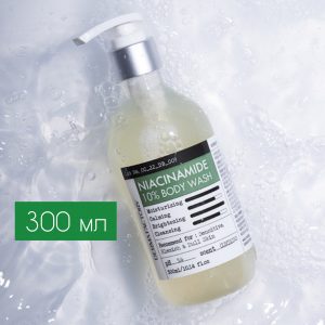 Щоденний слабокислотний гель для душу Derma Factory Niacinamide 10% Body Wash, 300 мл