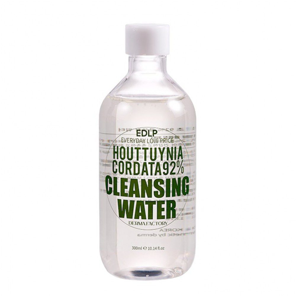 Слабокислотна очищуюча вода Derma Factory Houttuynia Cordata 92% Cleansing Water, 300 мл