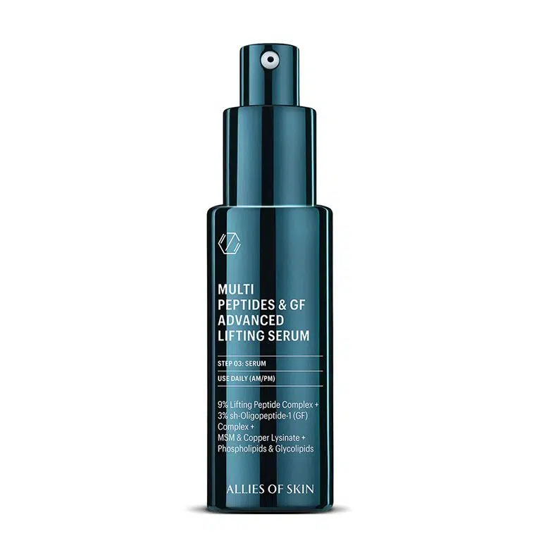 Мультипептидная сыворотка с эффектом лифтинга Allies of skin Multi Peptides & GF Advanced Lifting Serum, 30 мл