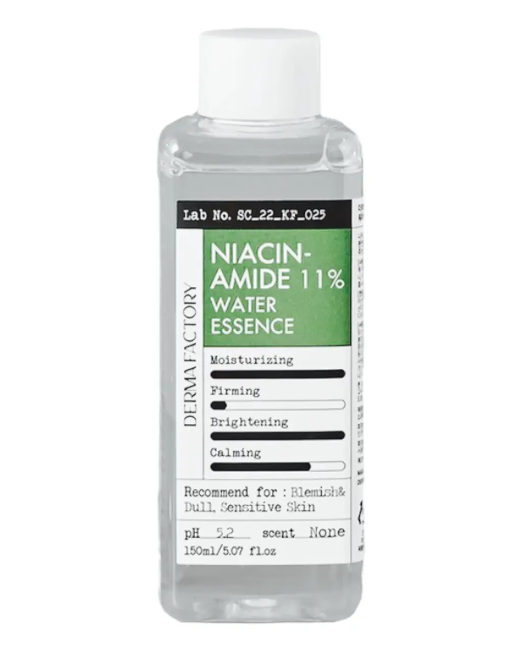 Осветляющая эссенция с 11% ниацинамидом Derma Factory Niacinamide 11% Water Essense, 150 мл