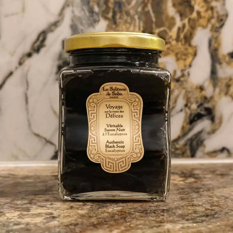 Черное Мыло с Эвкалиптом La Sultane De Saba Authentic Eucalyptus Black Soap, 300 мл