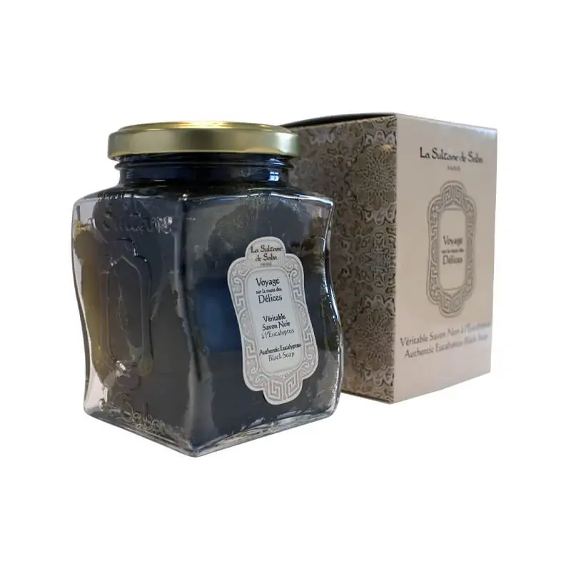 Черное Мыло с Эвкалиптом La Sultane De Saba Authentic Eucalyptus Black Soap, 300 мл
