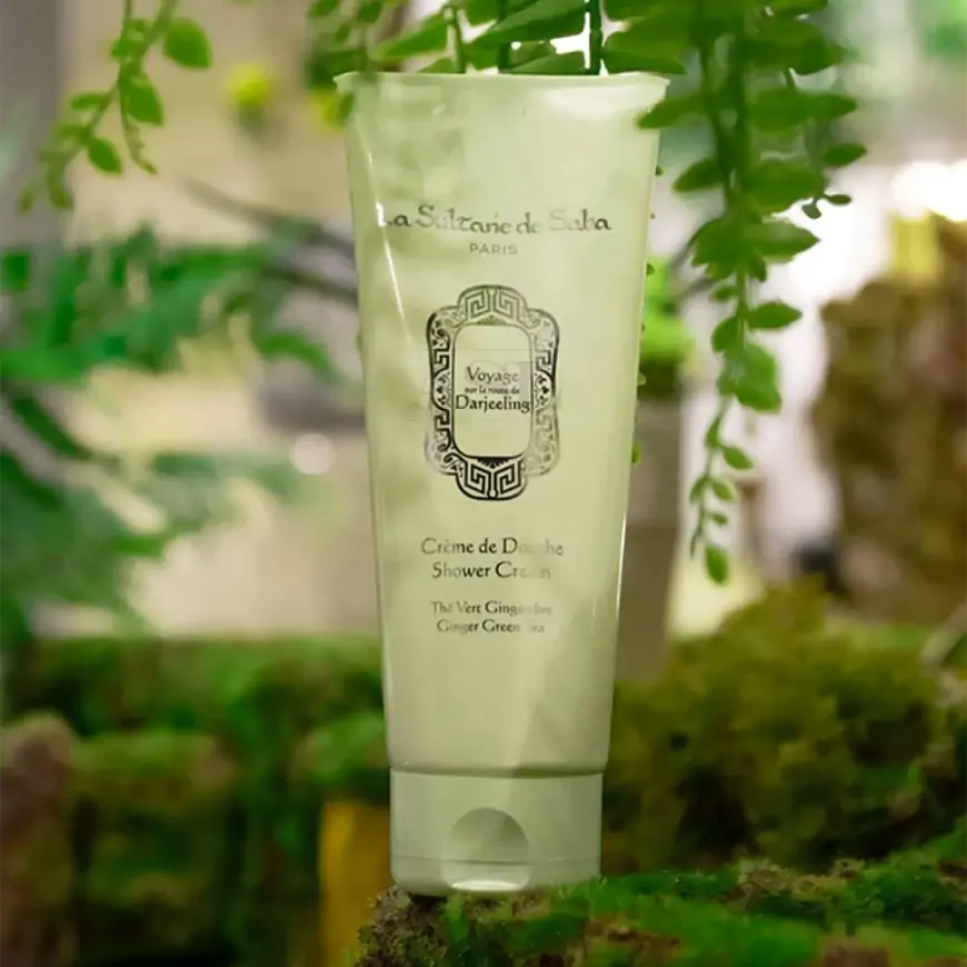 Крем-Гель для Душа Зеленый Чай с Имбирем La Sultane De Saba Shower Cream Ginger Green Tea, 200 мл