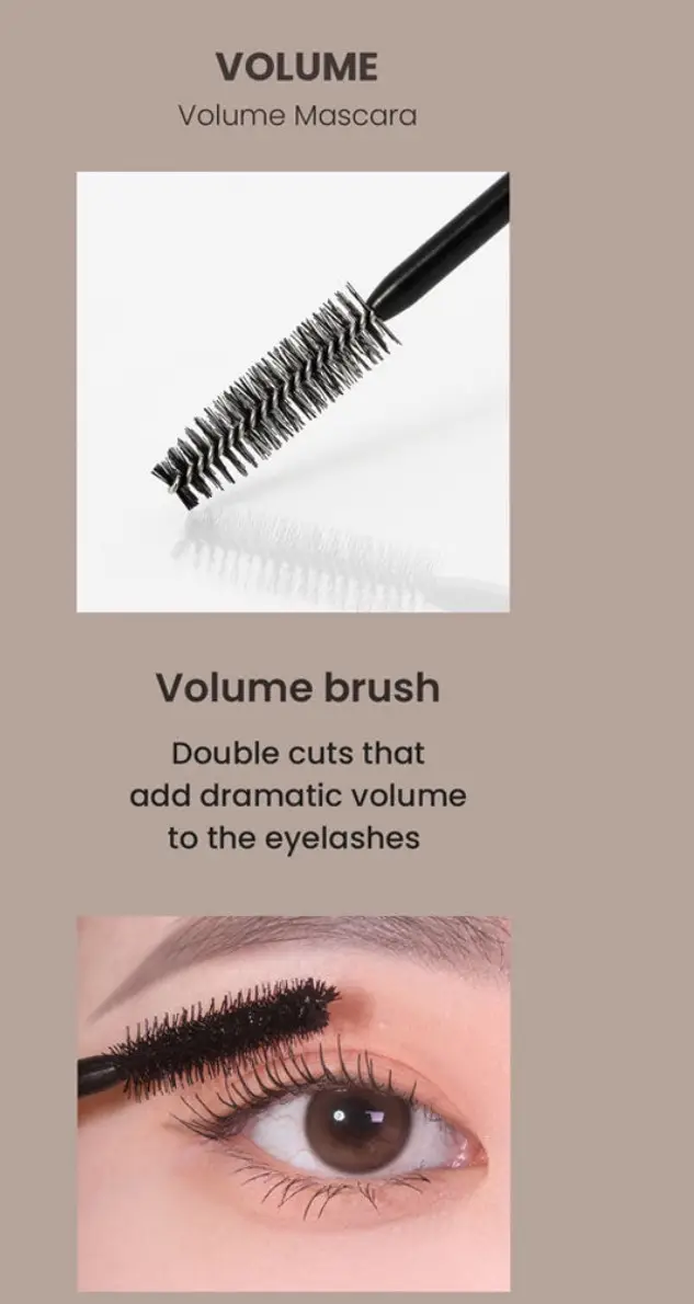 Стійка туш для надання об’єму віям Heimish Dailism Smudge Stop Mascara Volume Black, 9 г