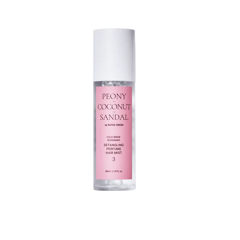 Парфюмированный мист для волос Rated Green Detangling Perfume Hair Mist peony- Coconut -sandal, 80мл