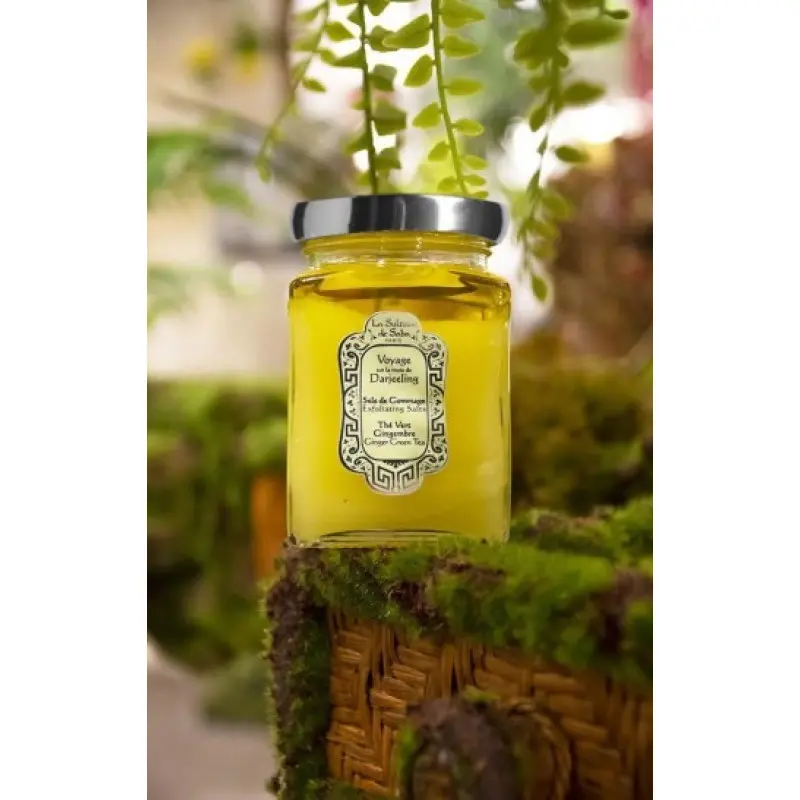 Сольовий Скраб для Тіла Зелений Чай з Імбиром La Sultane De Saba Exfoliating Salt Ginger Green Tea, 300 мл