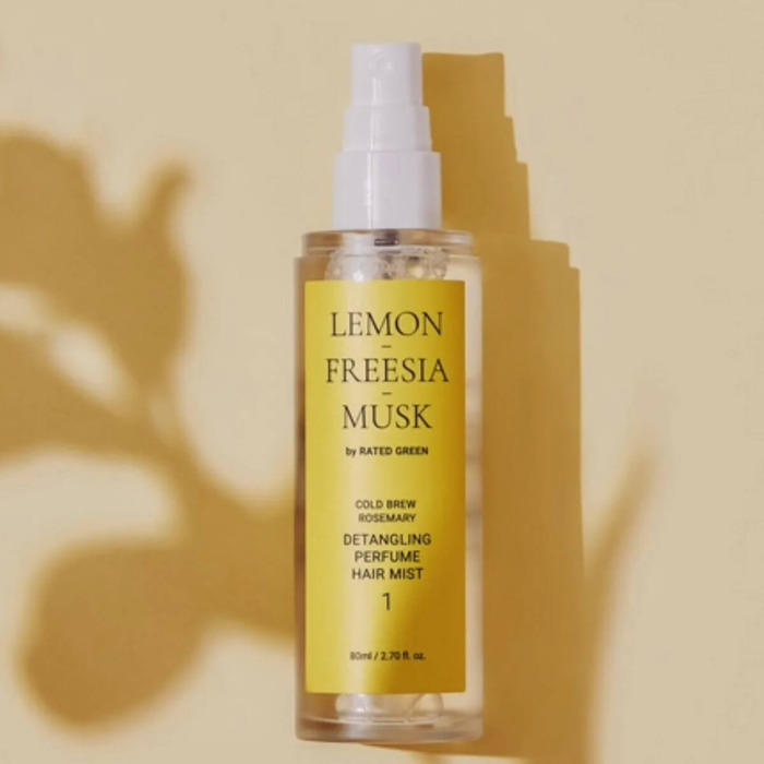 Парфюмированный мист для волос Rated Green Detangling Perfume Hair Mist Lemon-Freesia-Musk, 80мл