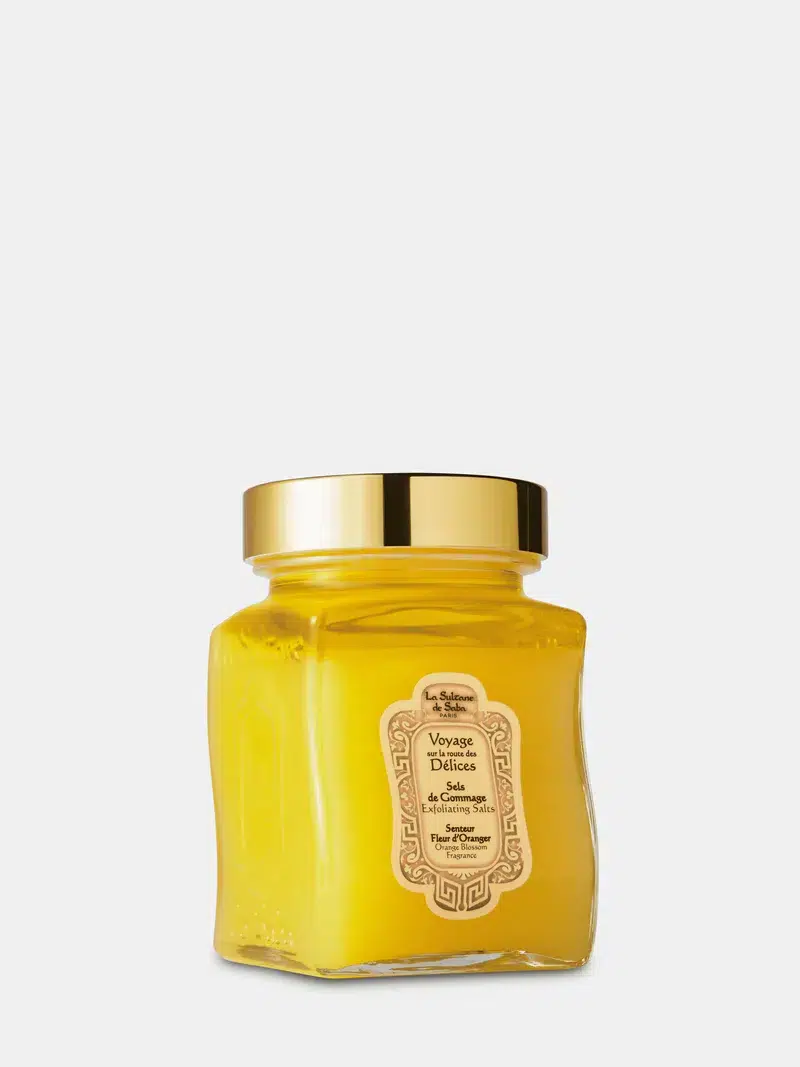 Скраб солевой для тела Цветы Апельсина Exfoliating Salts Fleur D’Oranger La Sultanede Saba, 300 мл