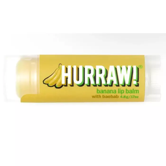 Бальзам для губ Hurraw! Banana Lip Balm, 4,8 г