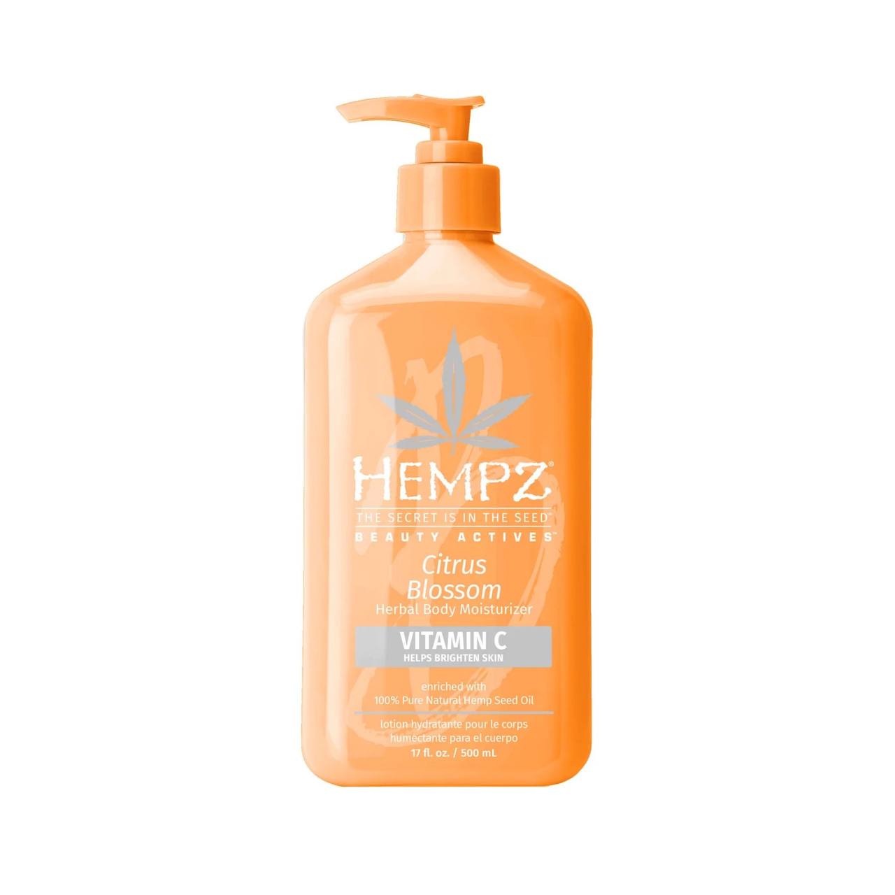 Молочко для тела осветляющее с витамином С (цветы цитруса) Hempz Beauty Actives Citrus Blossom Moisturiser - 500 мл