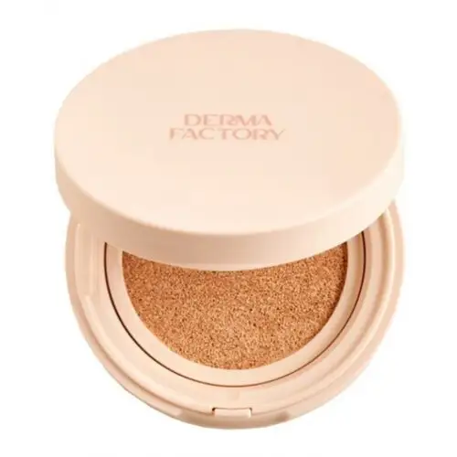 Увлажняющий и разглаживающий кушон с тональным эффектом Derma Factory Vegan Collagen Cushion - 23