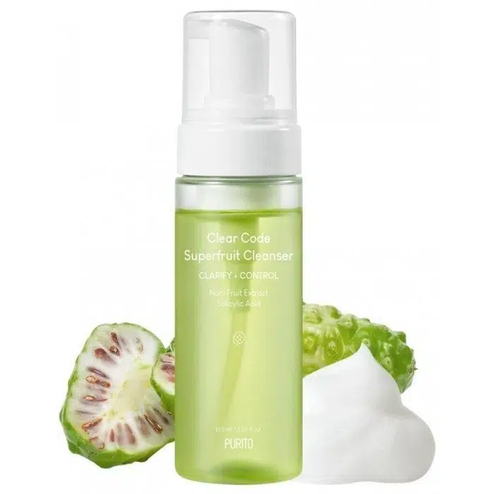 Пінка для глибокого очищення шкіри PURITO Clear Code Superfruit Cleanser, 150 мл