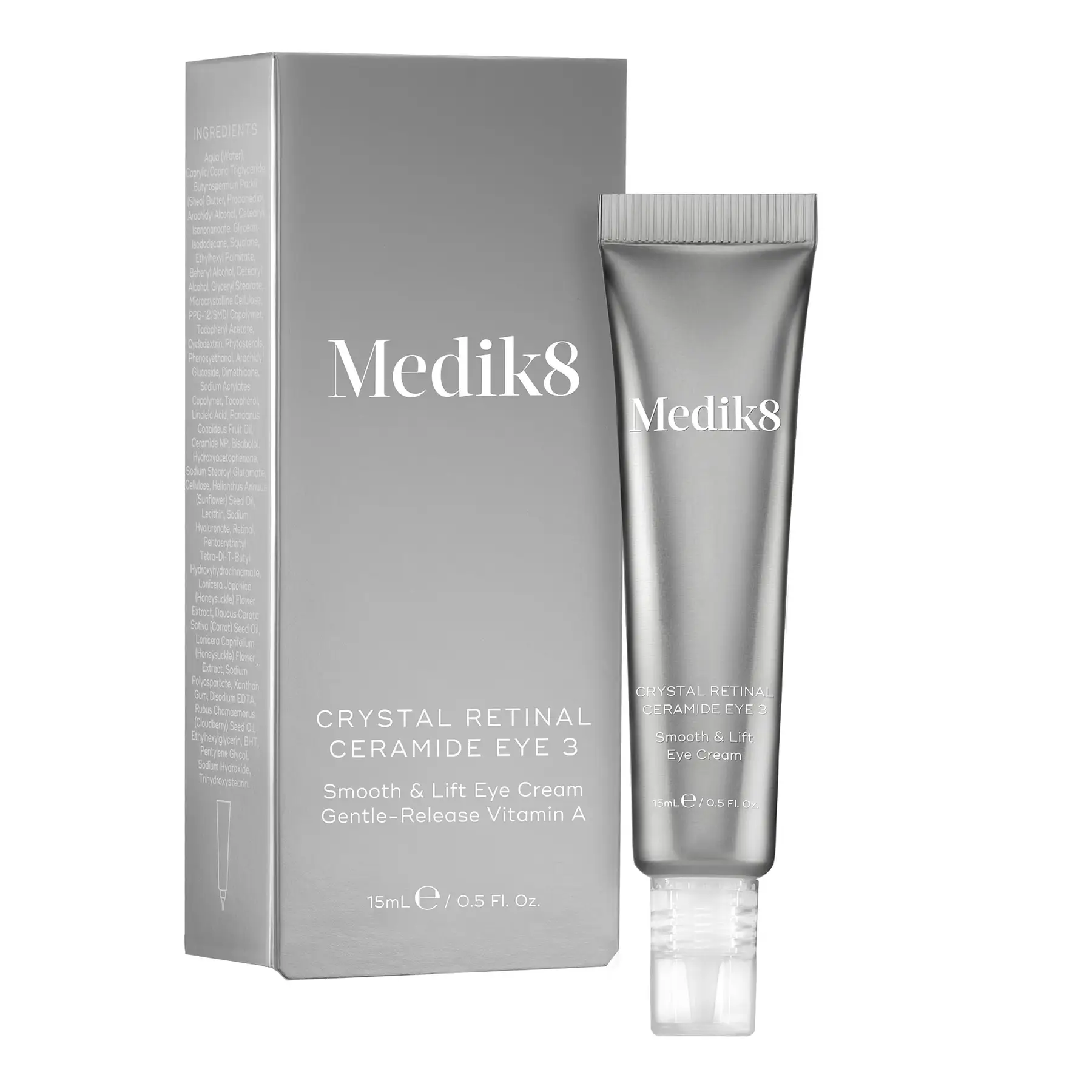 Крем навколо очей з вітаміном А та керамідами Medik8 Crystal Retinal Ceramide Eye 3, 15 мл