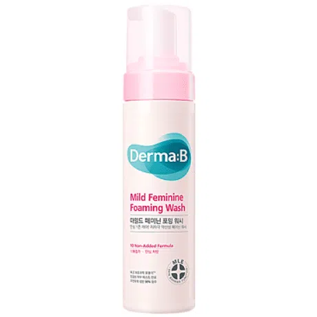 Слабокислотная пенка для женской гигиены Derma:B Mild Feminine Foaming Wash, 200 мл