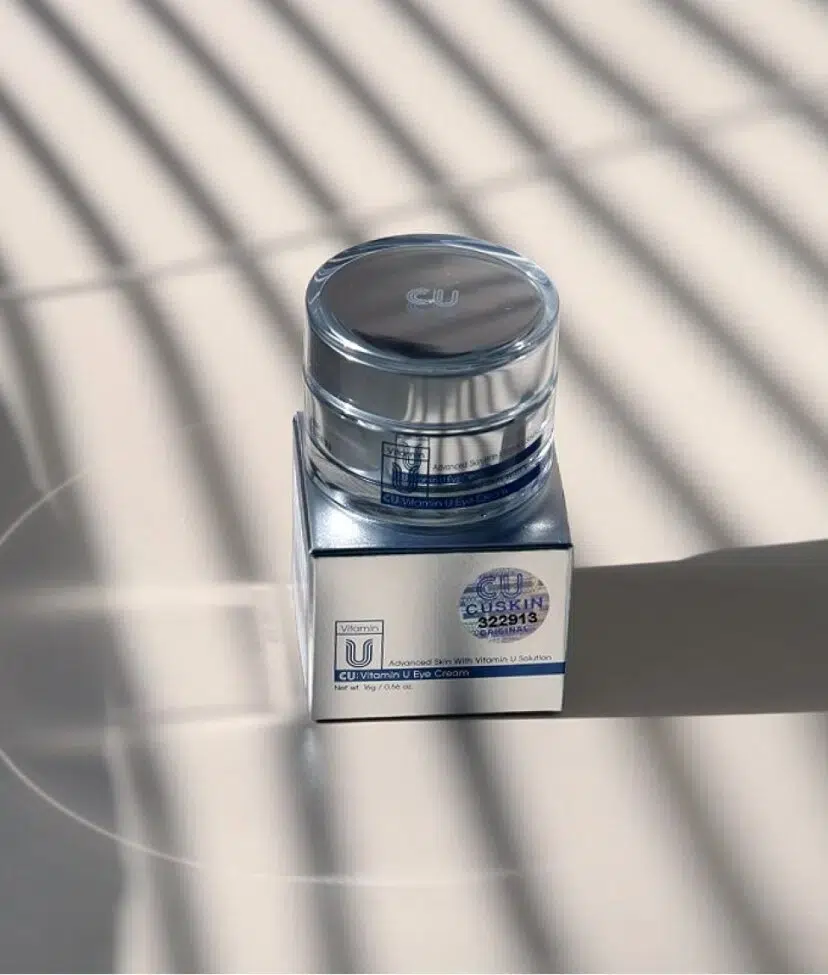 Крем для шкіри навколо очей з пептидами Cuskin Vitamin U Eye Cream, 16 мл