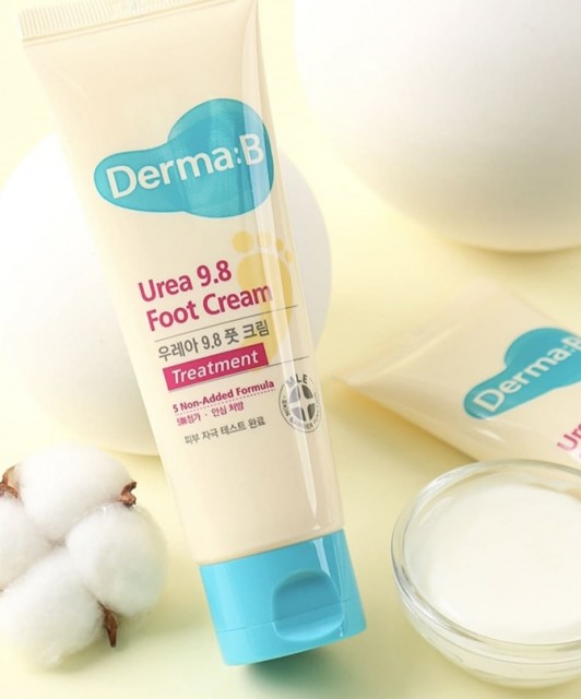 Интенсивный увлажняющий крем для ног Derma:B Urea 9.8 Foot Cream, 80 мл