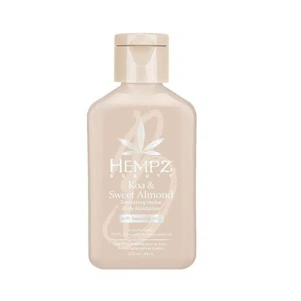 KOA AND SWEET ALMOND SMOOTHING HERBAL BODY MOISTURIZER<br>Молочко для тіла Коа і солодкий мигдаль, 65 мл