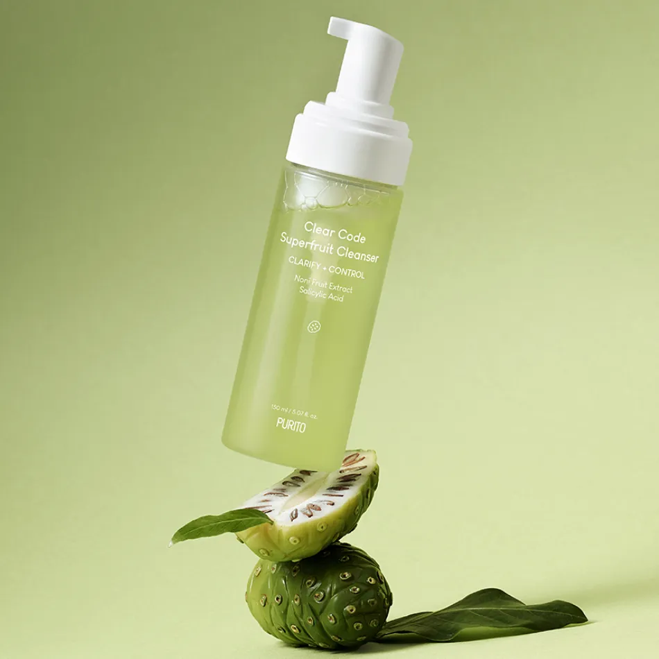 Пінка для глибокого очищення шкіри PURITO Clear Code Superfruit Cleanser, 150 мл