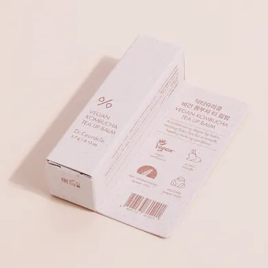 Зволожуючий бальзам для губ з екстрактом комбучи Dr.Ceuracle Vegan Kombucha Tea Lip Balm