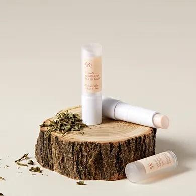 Зволожуючий бальзам для губ з екстрактом комбучи Dr.Ceuracle Vegan Kombucha Tea Lip Balm