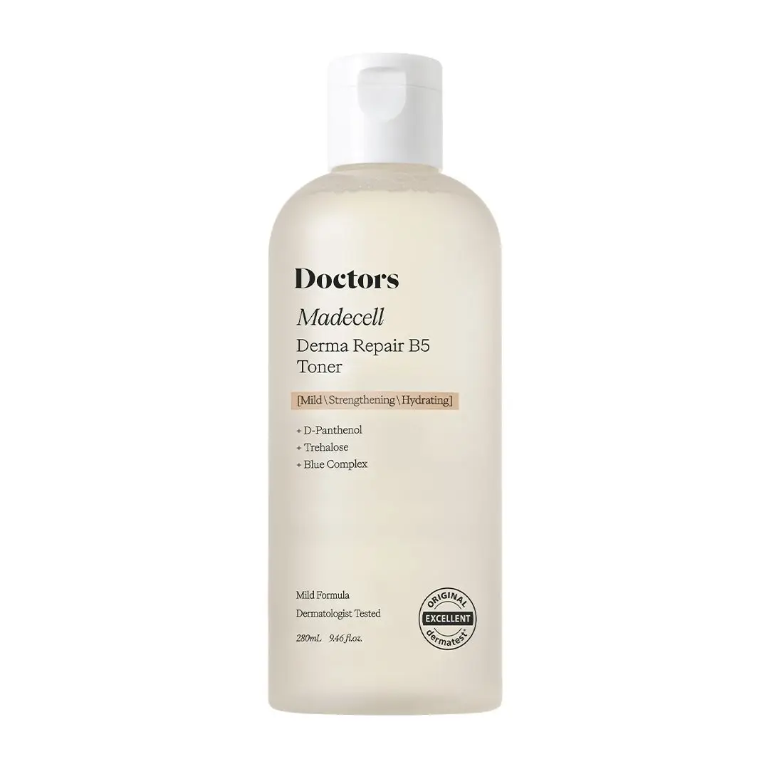 Зволожувальний тонер-есенція з Д-пантенолом Doctors (Theralogic) Madecell Derma Repair B5 Toner, 280 мл