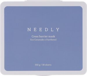 Набор тканевых масок с керамидами и пантенолом Needly Crossbarrier Mask , 30 шт