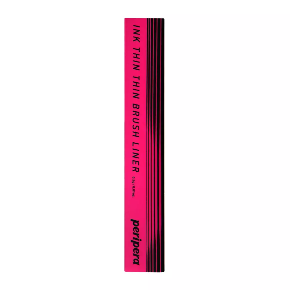 Рідкий лайнер #01 Black Noir з тоненьким пензлем PERIPERA INK THIN THIN BRUSH LINER, 0,5г