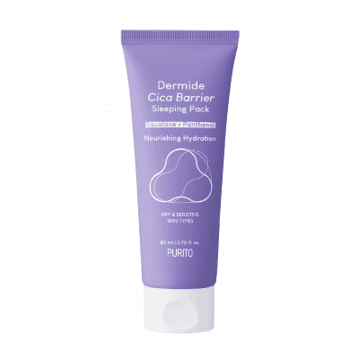 DERMIDE CICA BARRIER SLEEPING PAC<br>Відновлююча нічна маска з центеллою, 80 мл