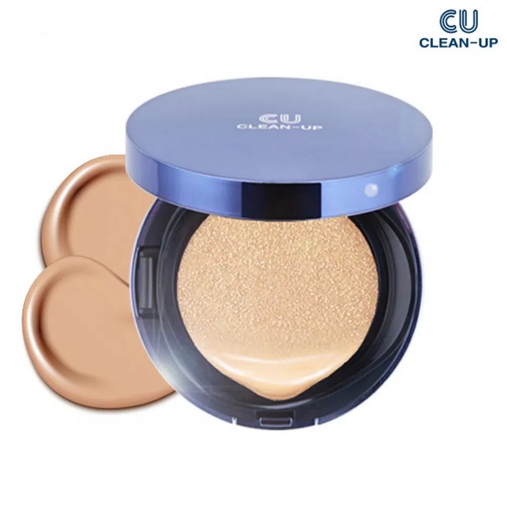 Кушон зі змінним блоком Cuskin Clean-up Skinfit Cushion Pact (SPF 50+/PA+++), 15г.+15г.