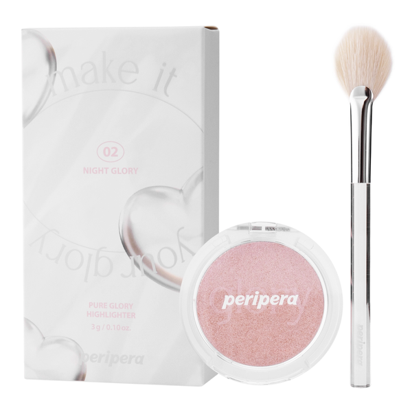 Набір хайлайтер пудровий з пензликом PERIPERA Pure Glory Highlighter, 3г
