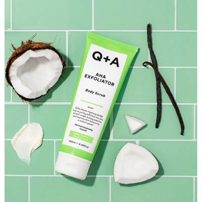 Скраб для тіла з Aha-кислотами Q&A AHA Exfoliator Body Scrub, 250 мл
