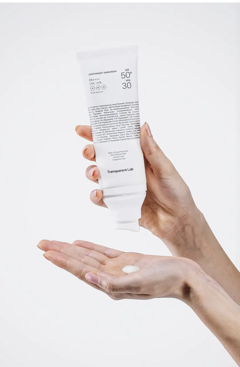 Легкий сонцезахисний крем Transparent-Lab Lightweight Sunscreen SPF 50+, 100 мл