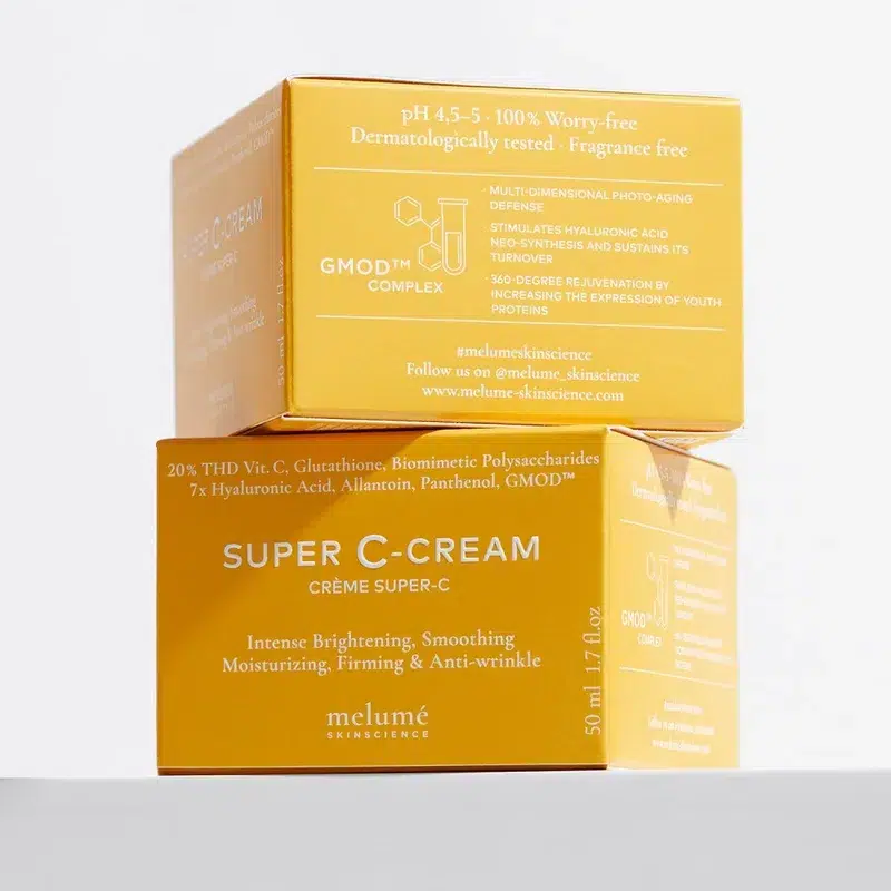 Антиоксидантний крем з 20% вітаміну С THD Melume Super C-Cream, 50 мл