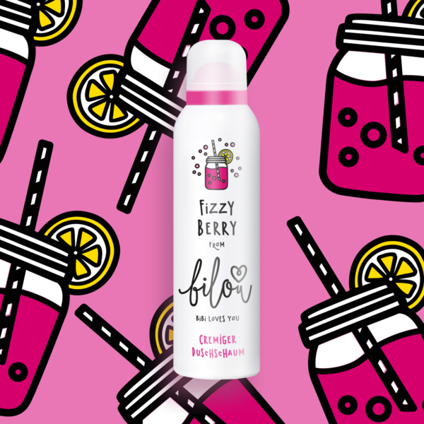 Пена для душа Bilou Fizzy Berry, 200 мл