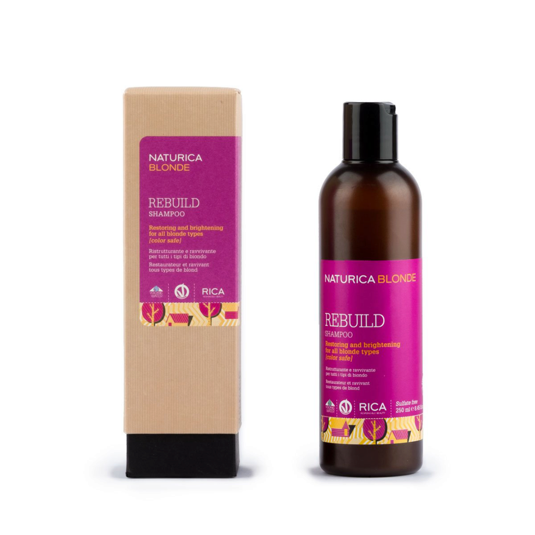 Шампунь для блонду RICA Rebuild Shampoo, 250 мл