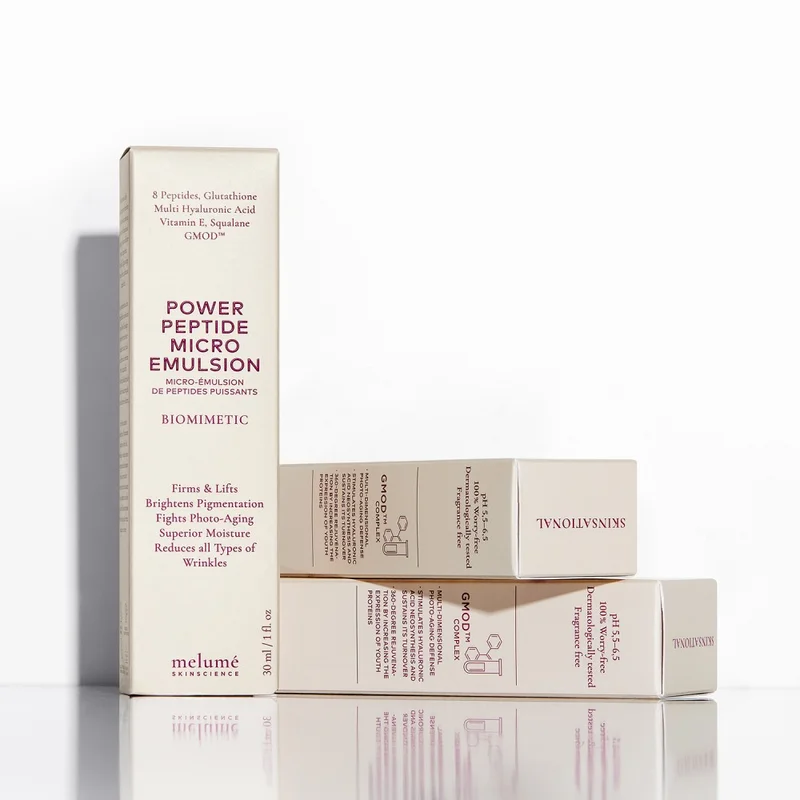Пептидний крем-емульсія для зволоження Melume Power Peptide Micro Emulsion, 30 мл