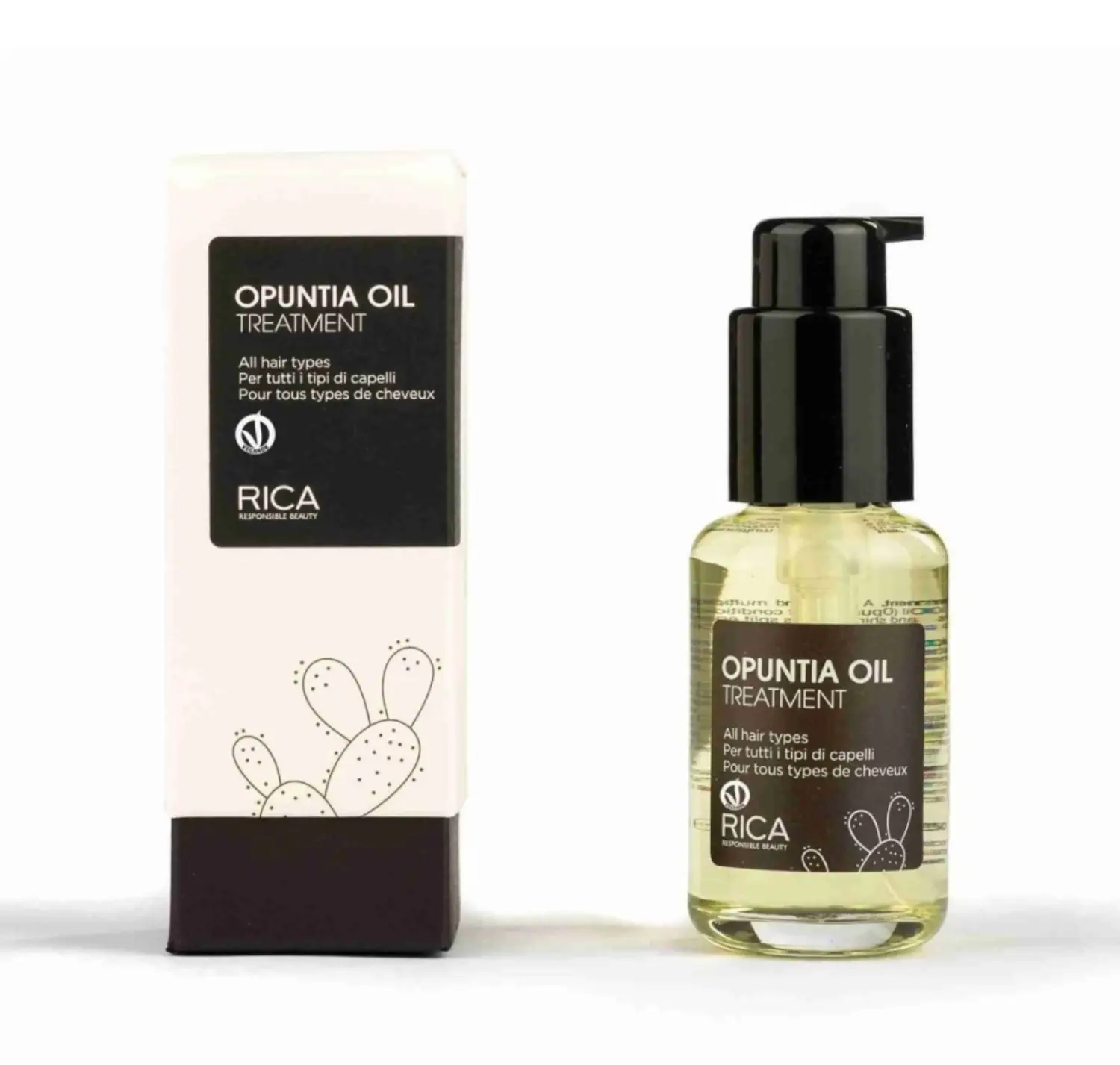 Подарунковий набір олія опунції (шампунь, масло, кондиціонер) RICA Gift Pack Opuntia Oil