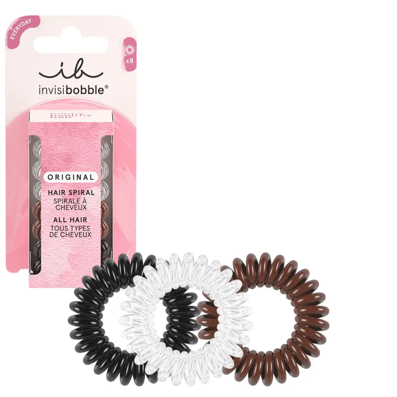 Резинка-браслет для волос invisibobble ORIGINAL The Hair Necessities, 8 шт.