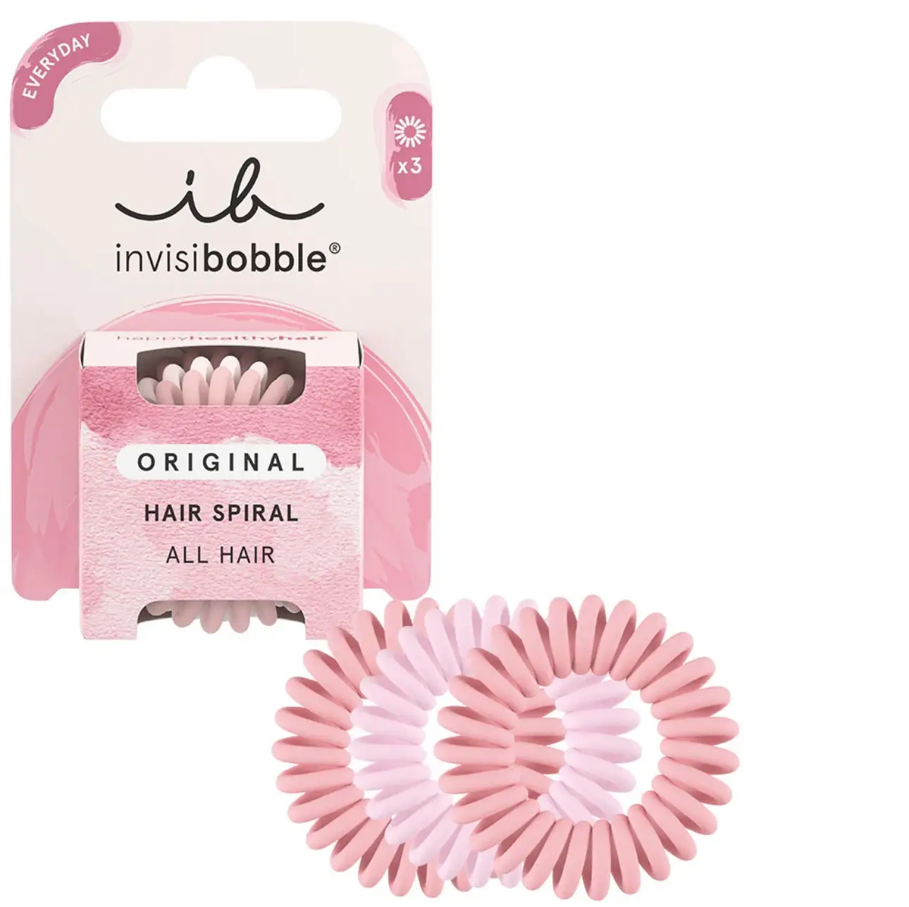 Резинка-браслет для волосся invisibobble ORIGINAL The Pinks, 3 шт.
