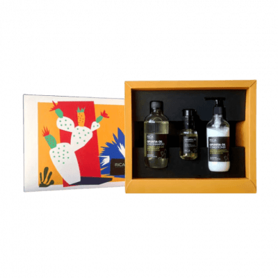 GIFT PACK OPUNTIA OIL<br>Подарунковий набір олія опунції (шампунь, масло, кондиціонер)