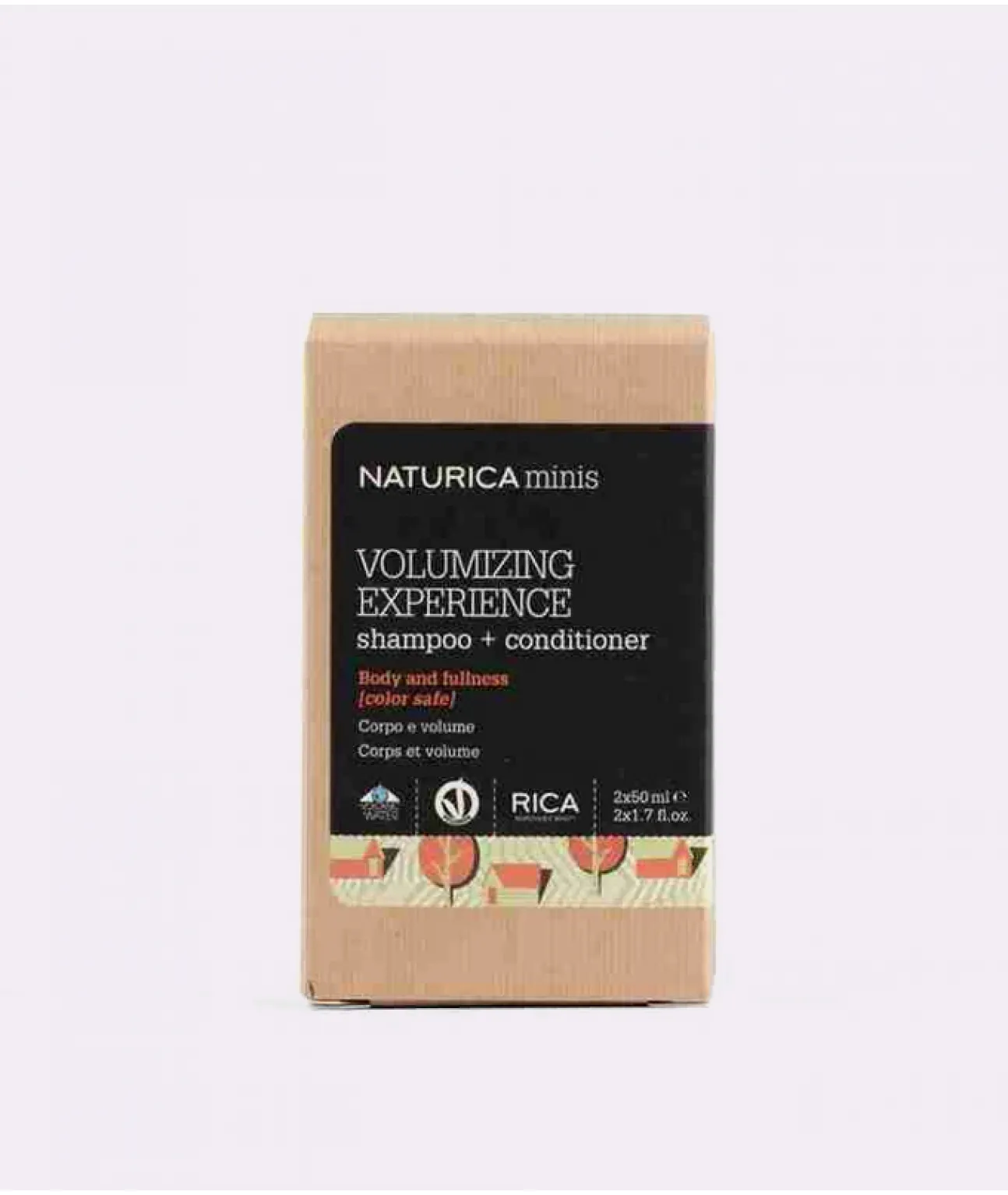 Дорожній набір для об’єму волосся RICA Volumizing Minis Contains