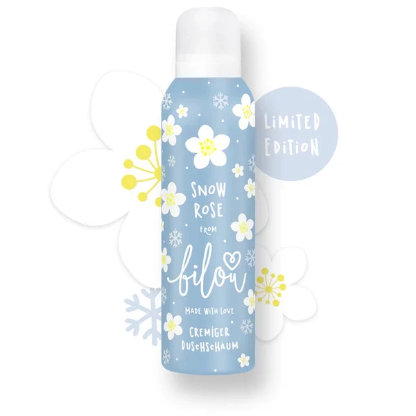 Пена для душа Bilou Snow Rose, 200 мл