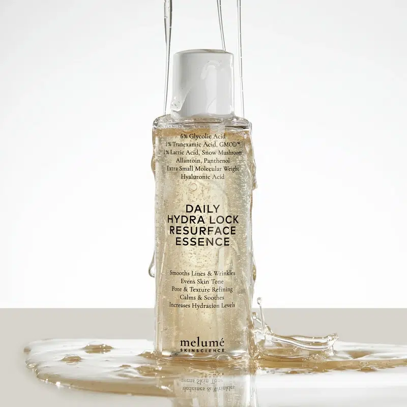 Зволожувальна есенція з кислотами Melume Daily Hydra Lock Resurfacing Essence