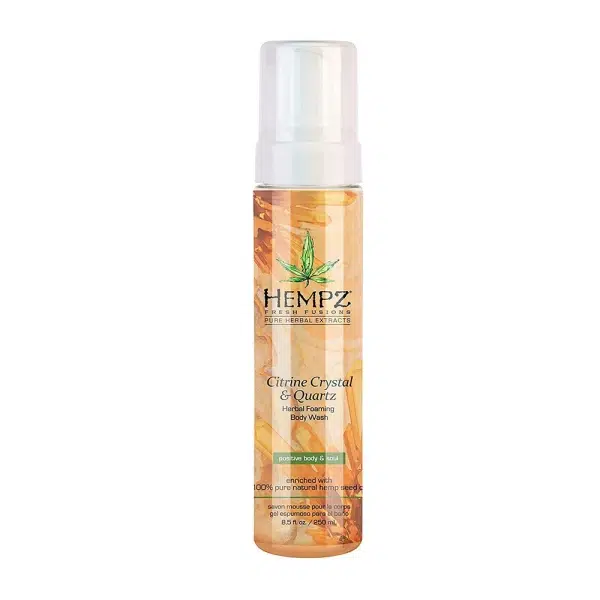 Гель-пена для душа кристалл-цитрус Hempz Fresh Fusion Crystal Crystal And Quartz Herbal Foaming Body Wash, 250 мл
