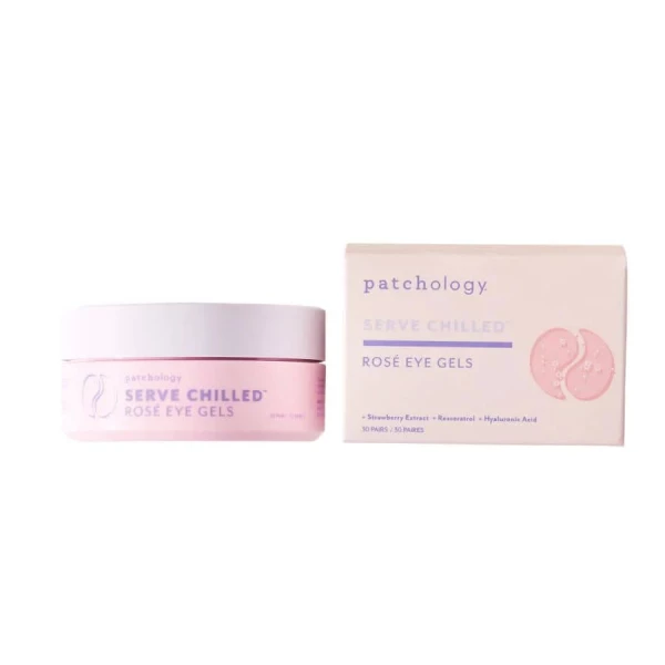 Освежающие патчи с экстрактом розы Patchology Serve Chilled Rose Eye Gels - 15 пар
